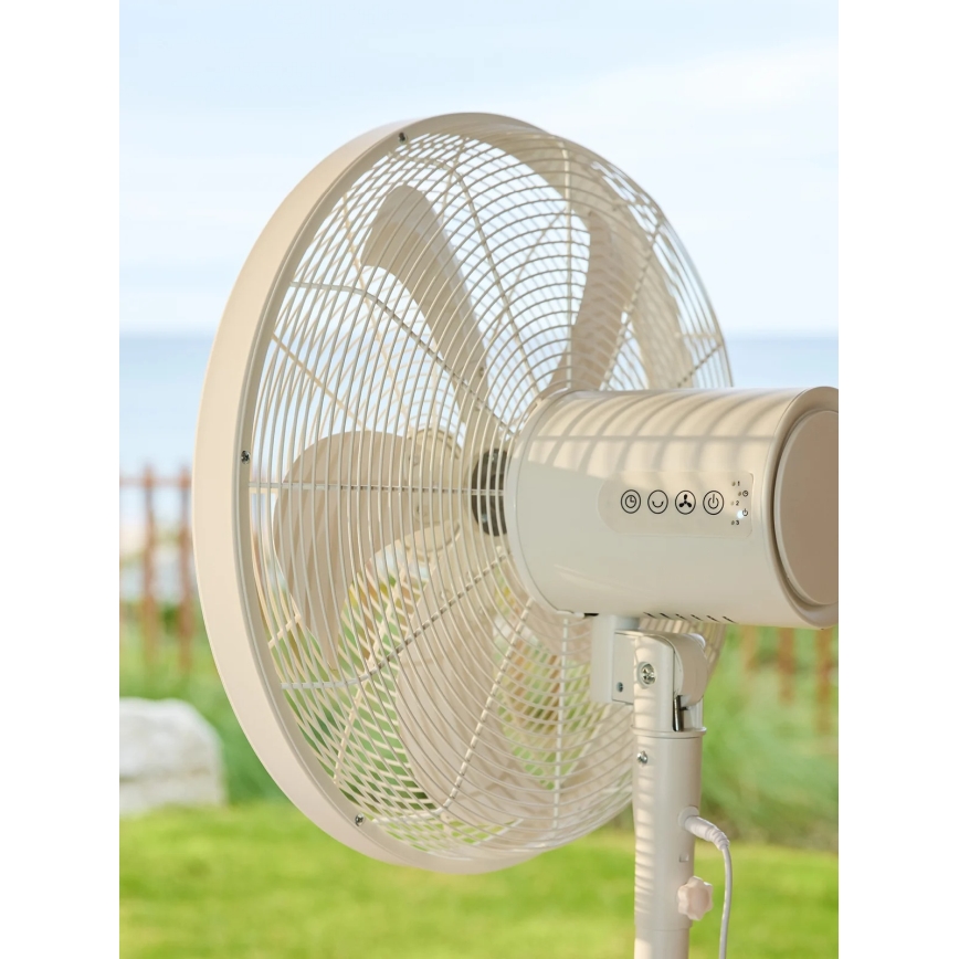 Lucci Air 21326449 - Stojanový ventilátor GLIDE 36W/230V, priemer 45 cm, biely