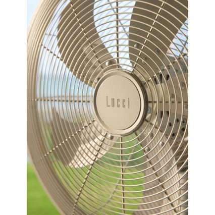 Lucci Air 21326449 - Stojanový ventilátor GLIDE 36W/230V, priemer 45 cm, biely