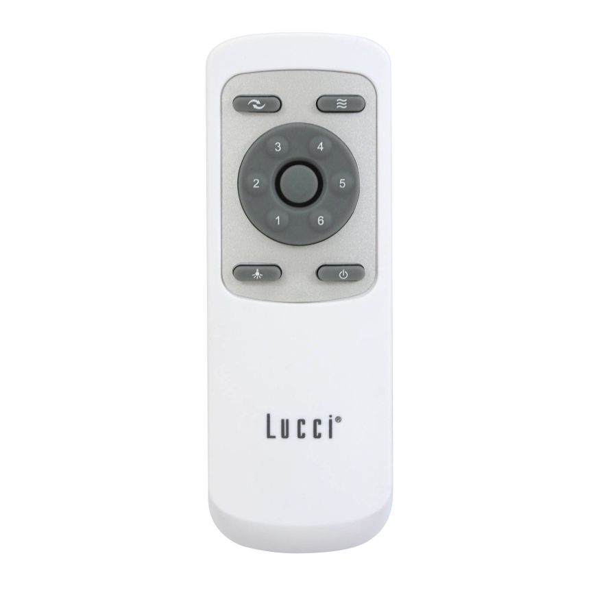 Lucci air 213300 - LED Stmievateľný stropný ventilátor UNIONE 1xGX53/12W/230V hnedá + diaľkové ovládanie