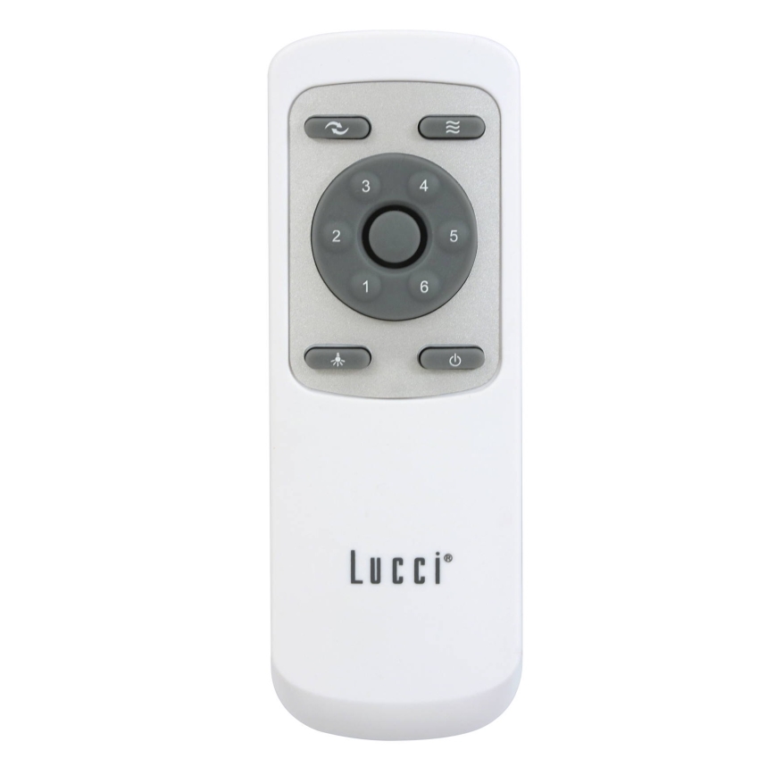 Lucci air 213301- LED Stmievateľný stropný ventilátor UNIONE 1xGX53/12W/230V hnedá/lesklý chróm + diaľkové ovládanie