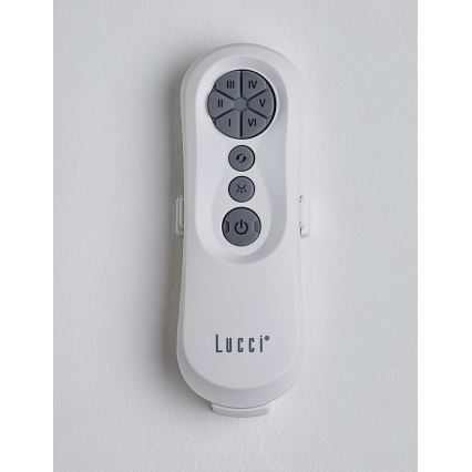 Lucci air 213355-LED Stmievateľný stropný ventilátor NAUTICA 1xGX53/12W/230V hnedá/lesklý chróm + diaľkové ovládanie
