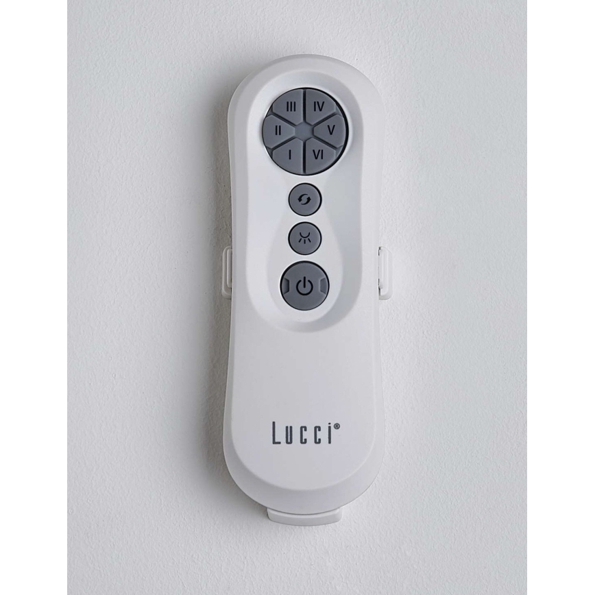 Lucci air 213355-LED Stmievateľný stropný ventilátor NAUTICA 1xGX53/12W/230V hnedá/lesklý chróm + diaľkové ovládanie