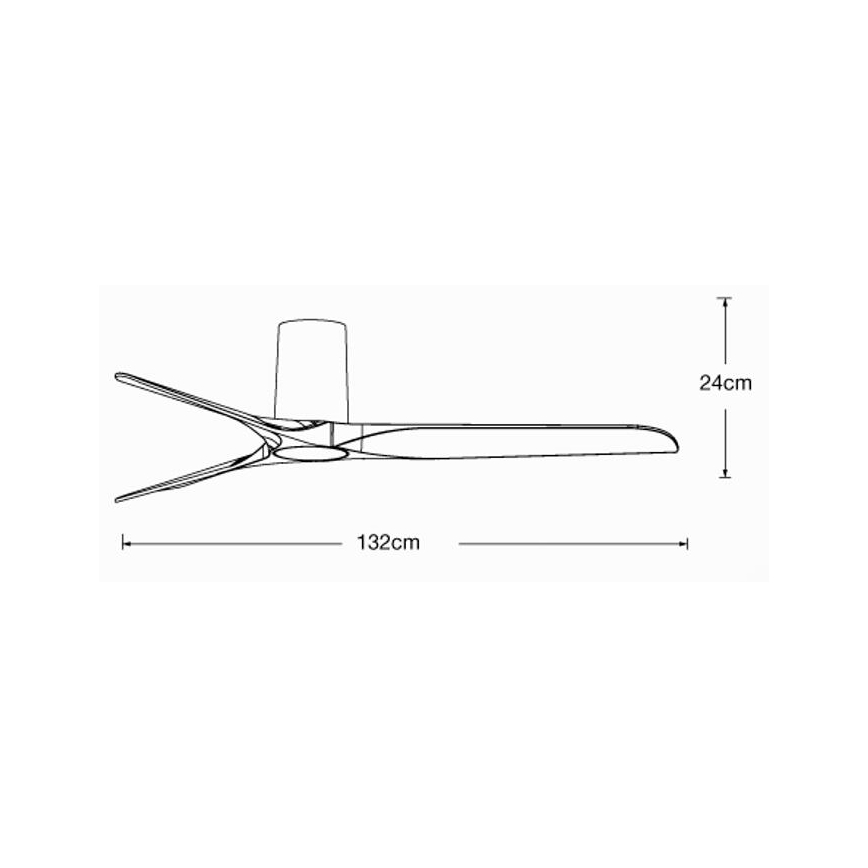 Lucci air 21610049 - Stropný ventilátor LONDO biela + diaľkové ovládanie