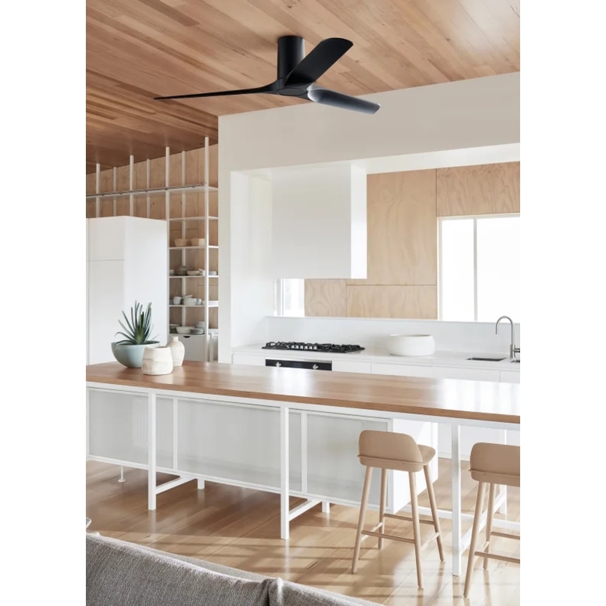 Lucci air 21610149 - Stropný ventilátor LONDO čierna + diaľkové ovládanie