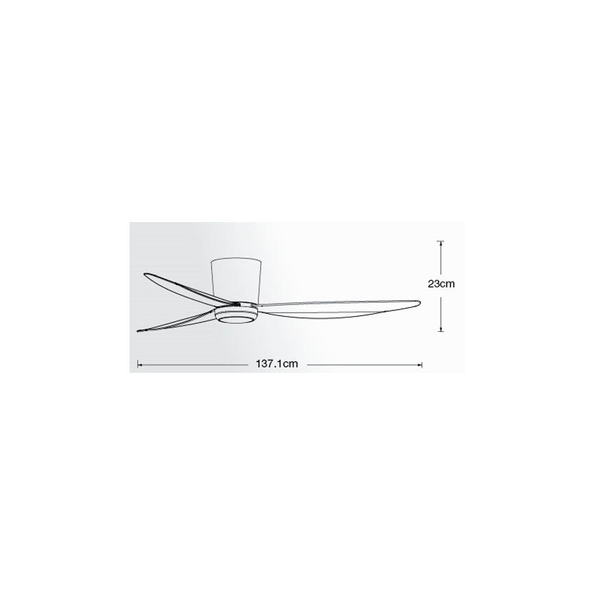 Lucci air 21610749 - LED Stmievateľný stropný ventilátor ARRAY 1xGX53/12W/230V čierna + diaľkové ovládanie