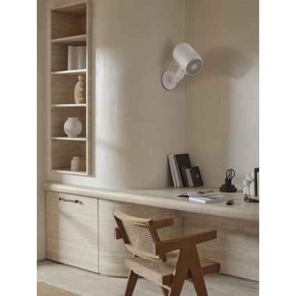 Lucci Air 21612549 - Nástenný ventilátor JET 32W/230V biela + diaľkové ovládanie