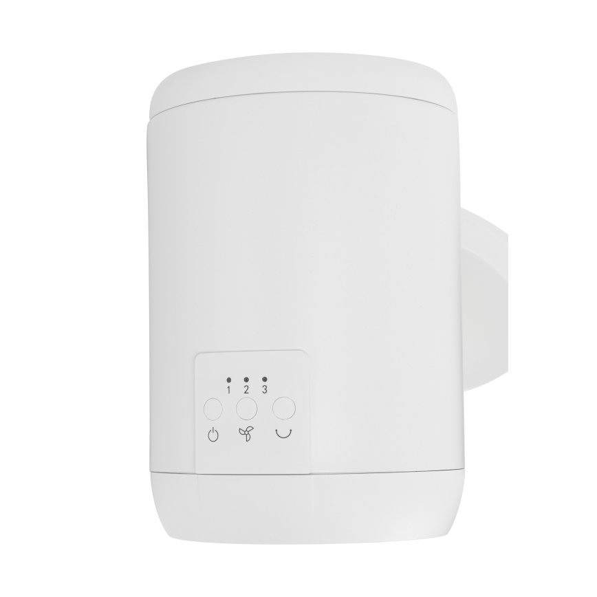Lucci Air 21612549 - Nástenný ventilátor JET 32W/230V biela + diaľkové ovládanie