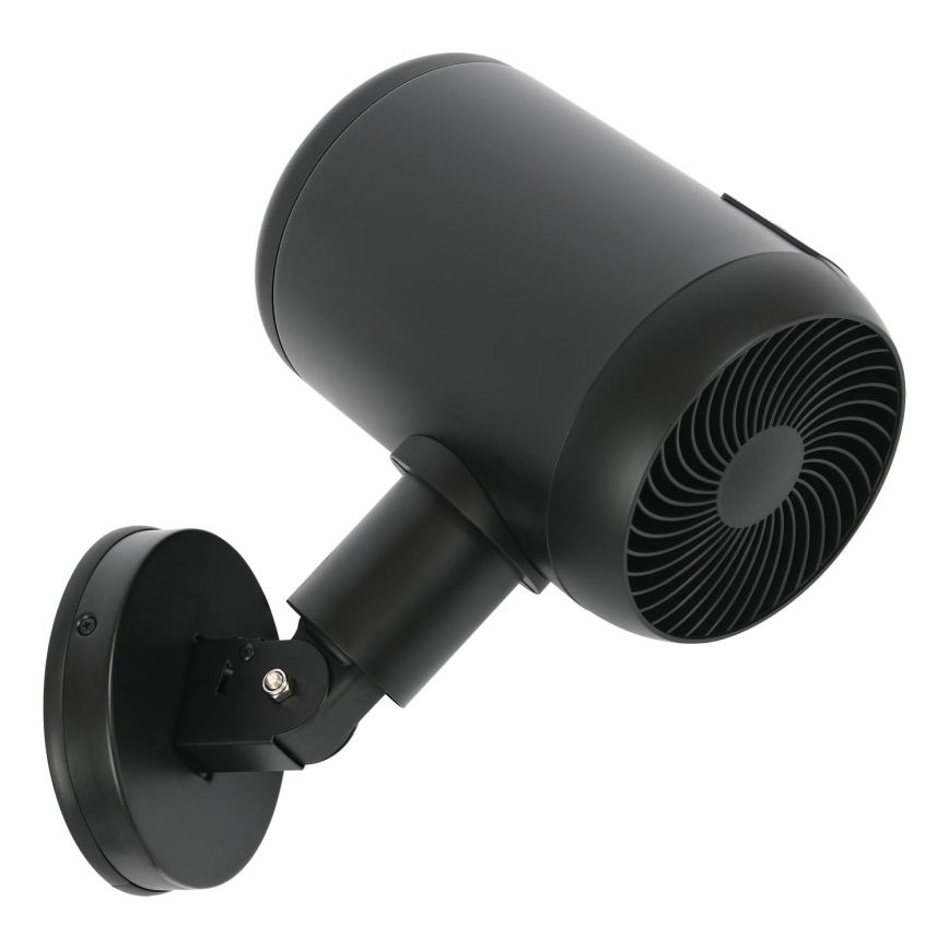 Lucci Air 21612649 - Nástenný ventilátor JET 32W/230V čierna + diaľkové ovládanie