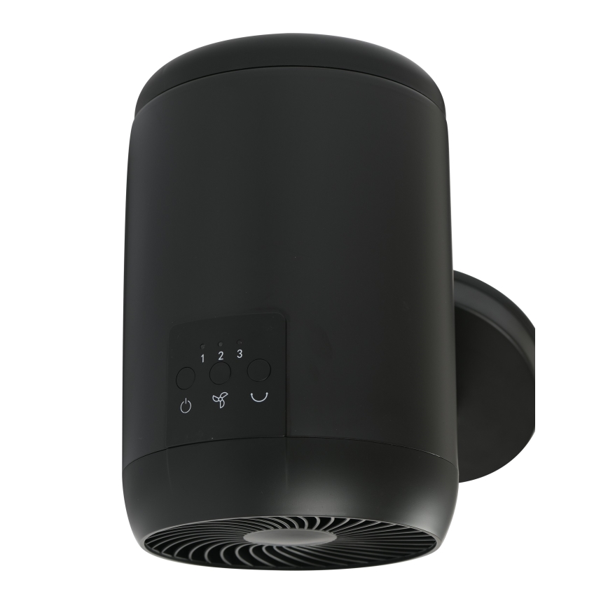 Lucci Air 21612649 - Nástenný ventilátor JET 32W/230V čierna + diaľkové ovládanie
