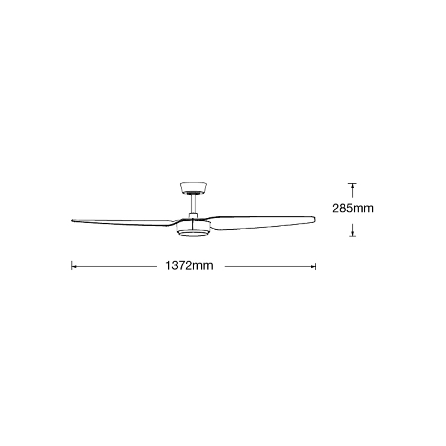 Lucci air 21615449 - Stropný ventilátor CONDOR čierna + diaľkové ovládanie