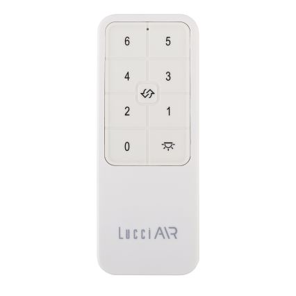 Lucci air 21616049 - Stropný ventilátor MONZA IP55 biela + diaľkové ovládanie