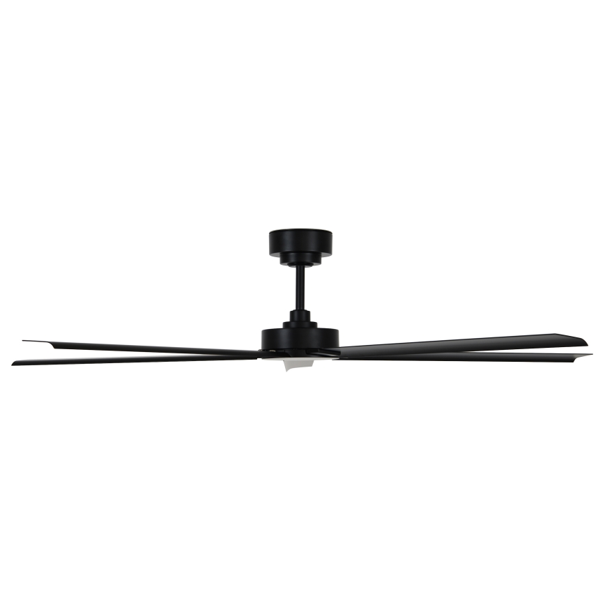 Lucci air 21616149 - Stropný ventilátor MONZA IP55 čierna + diaľkové ovládanie