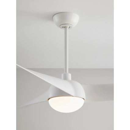 Lucci Air 21617049 - LED stmievateľný stropný ventilátor OSPREY 1xGX53/12W/230V pr. 132 cm biela + diaľkové ovládanie