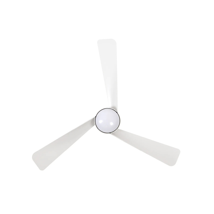 Lucci Air 21617049 - LED stmievateľný stropný ventilátor OSPREY 1xGX53/12W/230V pr. 132 cm biela + diaľkové ovládanie