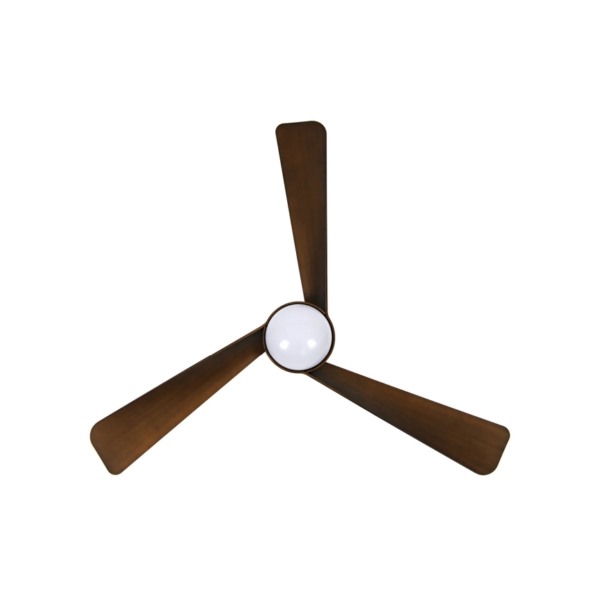 Lucci Air 21617249 - LED stmievateľný stropný ventilátor OSPREY 1xGX53/12W/230V priemer 132 cm bronz + diaľkové ovládanie