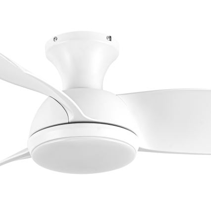 Lucci air 513071 - LED Stmievateľný stropný ventilátor SYROS LED/18W/230V 3000/4000/6000K biela + diaľkové ovládanie