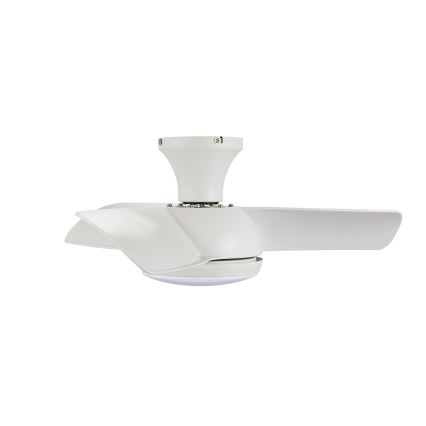 Lucci air 513071 - LED Stmievateľný stropný ventilátor SYROS LED/18W/230V 3000/4000/6000K biela + diaľkové ovládanie