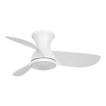 Lucci Air 51307149 - LED stlmiteľný stropný ventilátor SYROS II LED/18W/230V 3000/4000/6000K pr. 76 cm biela + diaľkové ovládanie