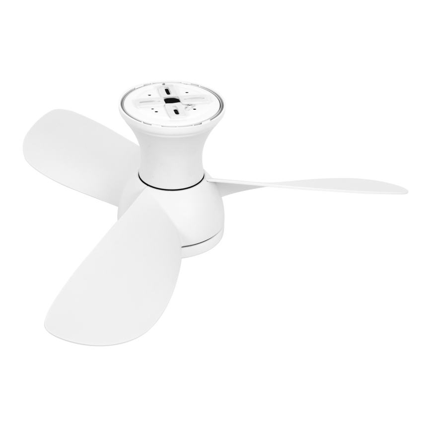 Lucci Air 51307149 - LED stlmiteľný stropný ventilátor SYROS II LED/18W/230V 3000/4000/6000K pr. 76 cm biela + diaľkové ovládanie