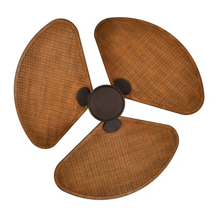 Lucci Air 51325649 - LED stmievateľný stropný ventilátor SABLE 1xGX53/12W/230V 3000/4000/5000K priemer 91,5 cm hnedá + diaľkové ovládanie