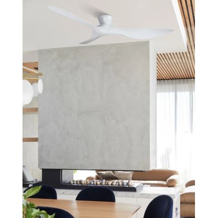 Lucci Air 514030 - Stropný ventilátor KOTARA pr. 137 cm biely + diaľkové ovládanie