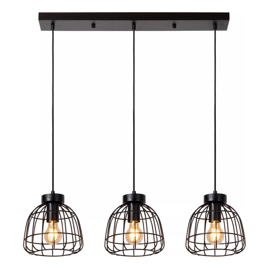 Lucide 00429/03/30 - Luster na lanku FILOX 3xE27/40W/230V
