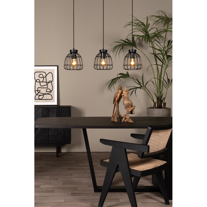 Lucide 00429/03/30 - Luster na lanku FILOX 3xE27/40W/230V