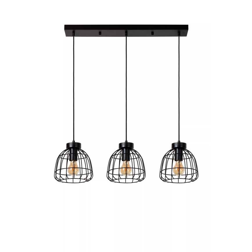 Lucide 00429/03/30 - Luster na lanku FILOX 3xE27/40W/230V