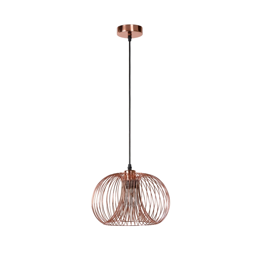 Lucide 02400/30/17 - Závesné svietidlo VINTI 1xE27/60W/230V meď