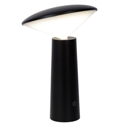 Lucide 02807/04/30 - LED Stmievateľná dotyková vonkajšia lampa JIVE LED/3W/3,7V USB 3000/4750/6500K IP44 1200 mAh čierna