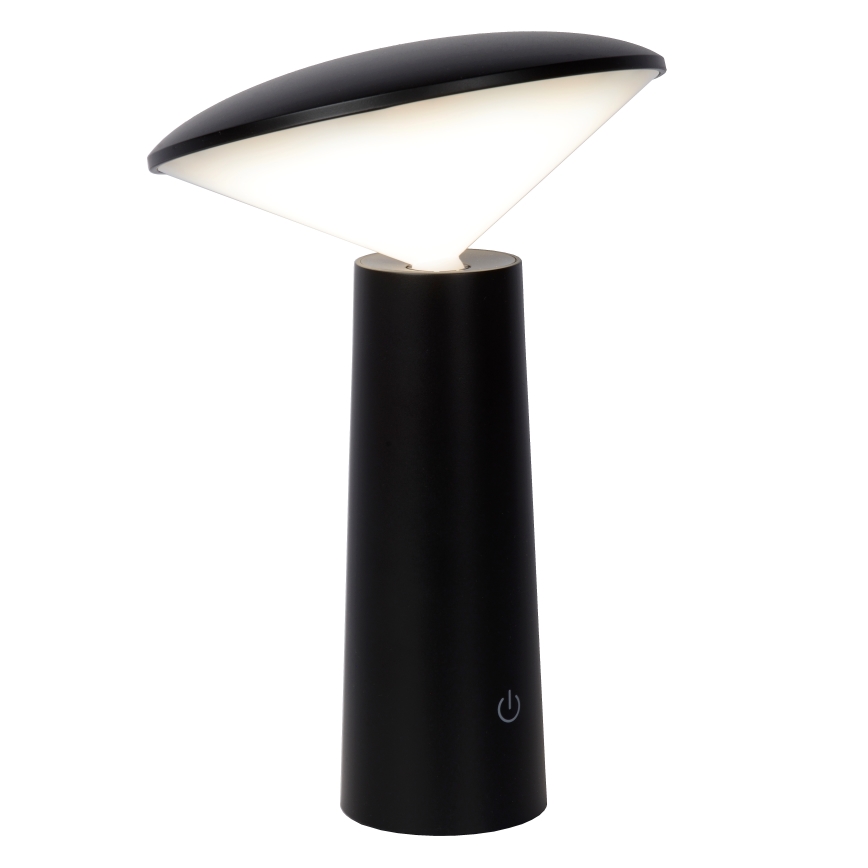Lucide 02807/04/30 - LED Stmievateľná dotyková vonkajšia lampa JIVE LED/3W/3,7V USB 3000/4750/6500K IP44 1200 mAh čierna