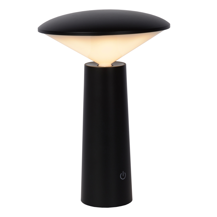 Lucide 02807/04/30 - LED Stmievateľná dotyková vonkajšia lampa JIVE LED/3W/3,7V USB 3000/4750/6500K IP44 1200 mAh čierna