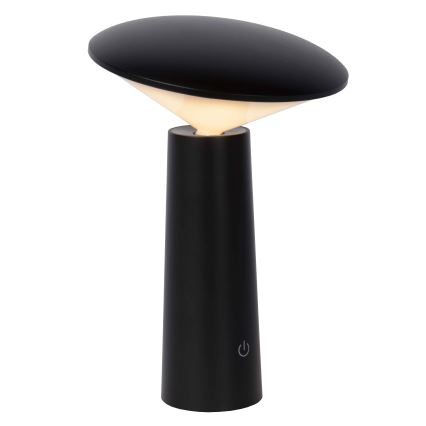Lucide 02807/04/30 - LED Stmievateľná dotyková vonkajšia lampa JIVE LED/3W/3,7V USB 3000/4750/6500K IP44 1200 mAh čierna