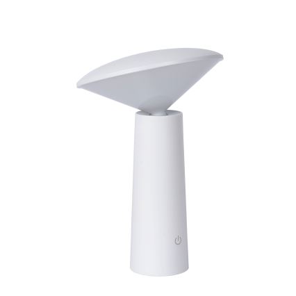 Lucide 02807/04/31 - LED Stmievateľná dotyková vonkajšia lampa JIVE LED/3W/3,7V USB 3000/4750/6500K IP44 1200 mAh biela