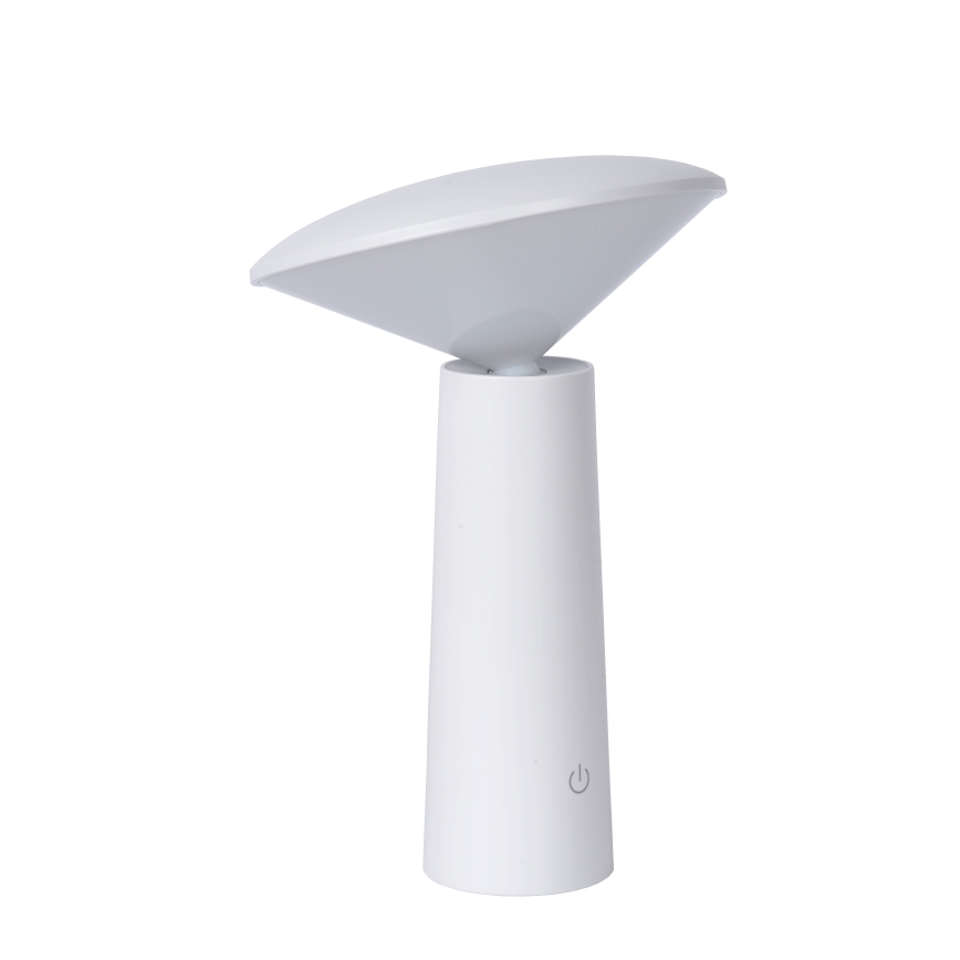 Lucide 02807/04/31 - LED Stmievateľná dotyková vonkajšia lampa JIVE LED/3W/3,7V USB 3000/4750/6500K IP44 1200 mAh biela