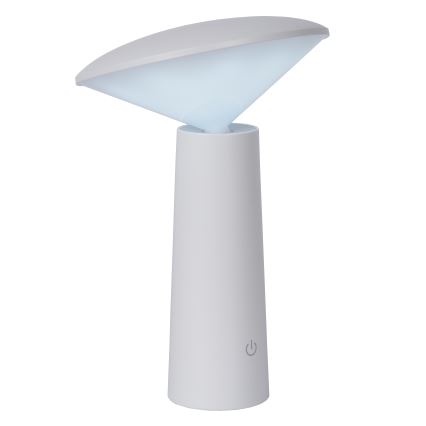 Lucide 02807/04/31 - LED Stmievateľná dotyková vonkajšia lampa JIVE LED/3W/3,7V USB 3000/4750/6500K IP44 1200 mAh biela