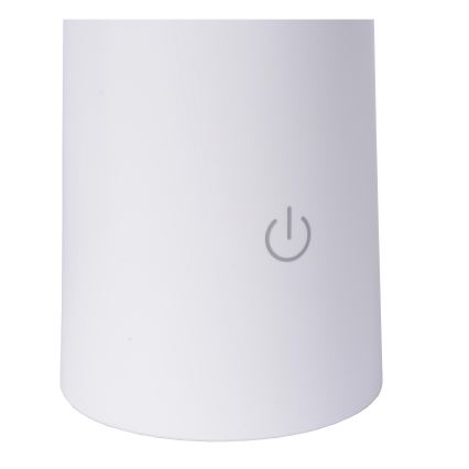 Lucide 02807/04/31 - LED Stmievateľná dotyková vonkajšia lampa JIVE LED/3W/3,7V USB 3000/4750/6500K IP44 1200 mAh biela