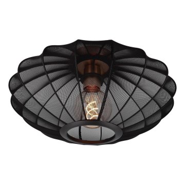 Lucide 03147/40/30 - Stropné svietidlo CORINA 1xE27/40W/230V pr. 40 cm čierna