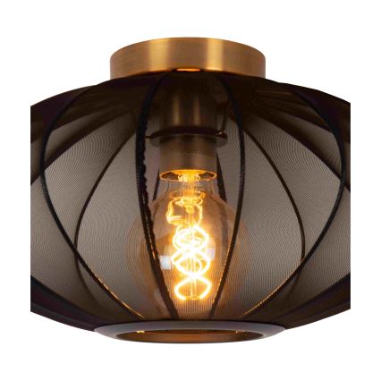 Lucide 03147/40/30 - Stropné svietidlo CORINA 1xE27/40W/230V pr. 40 cm čierna