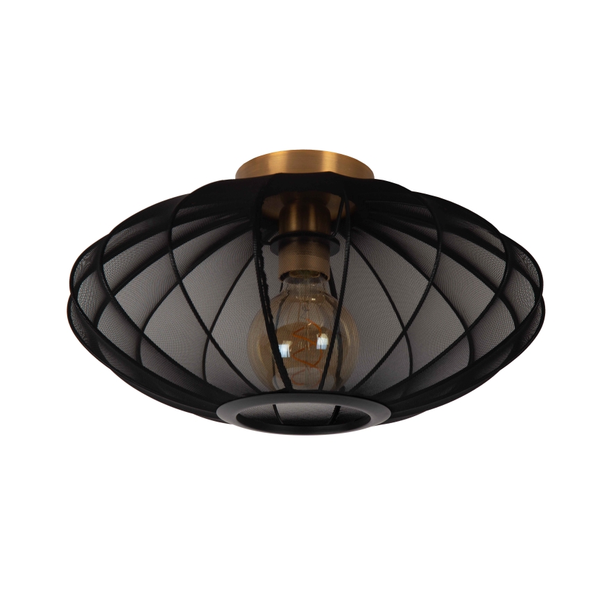 Lucide 03147/40/30 - Stropné svietidlo CORINA 1xE27/40W/230V pr. 40 cm čierna