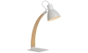 Lucide 03613/01/31 - Stolná lampa CURF 1xE27/60W/230V biela