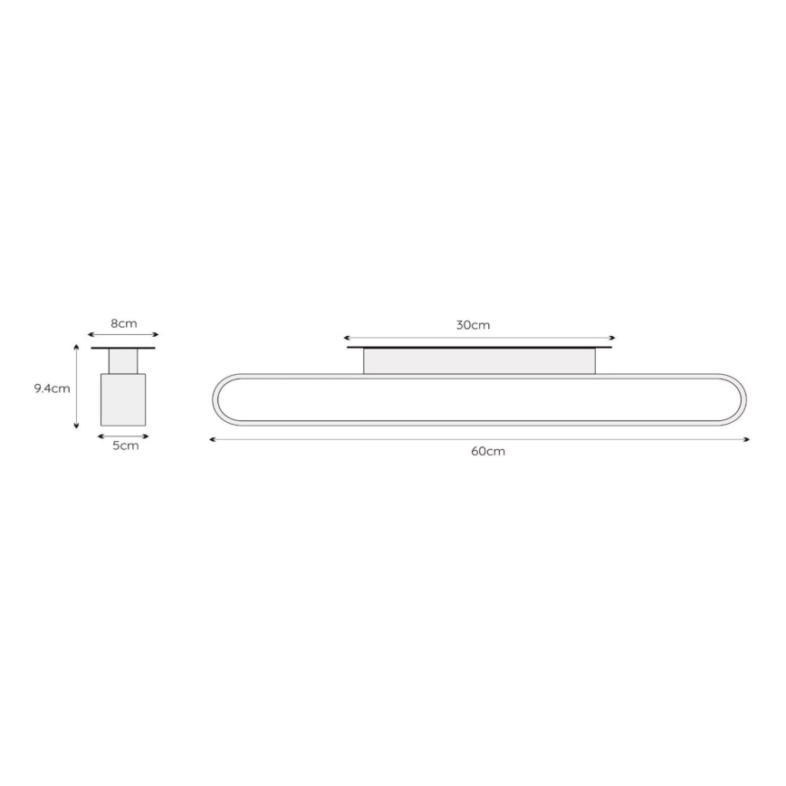 Lucide 04209/12/30 - Kúpeľňové nástenné svietidlo MADELON LED/9W/230V IP44