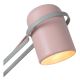 Lucide 05535/01/66 - Detská stolná lampa s klipom BASTIN 1xE14/25W/230V ružová