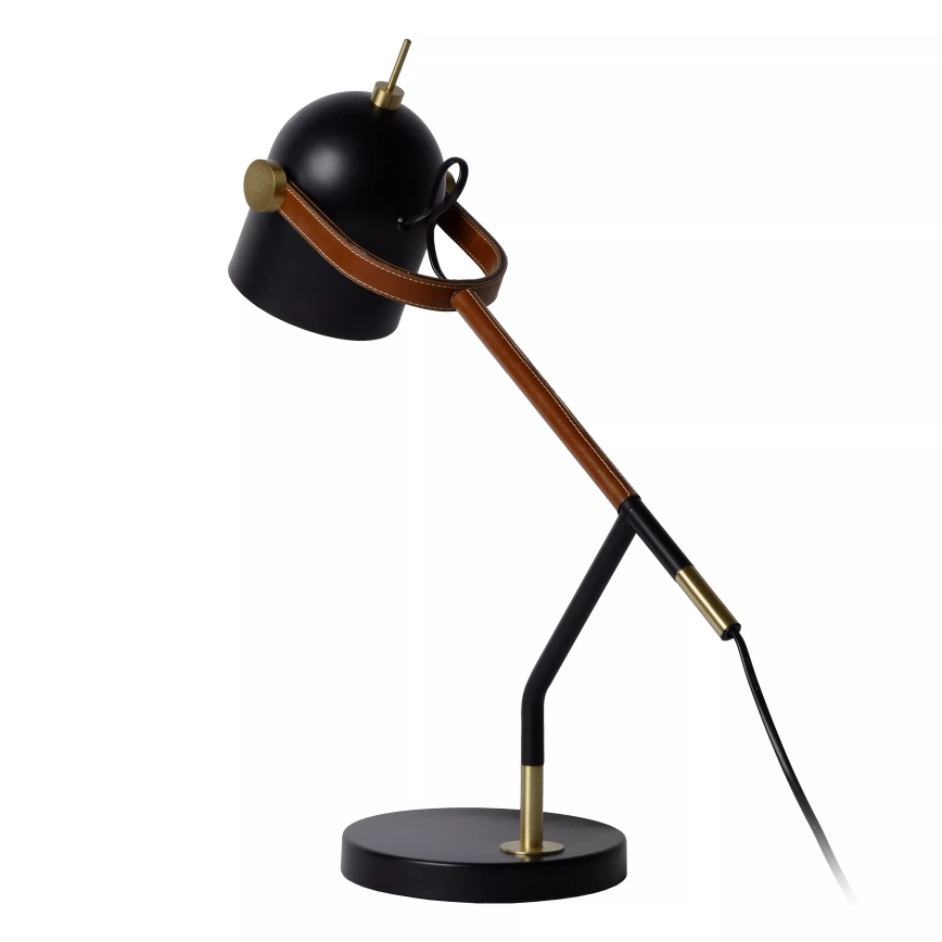 Lucide 05627/01/30 - Stolná lampa WAYLON 1xE27/25W/230V čierna