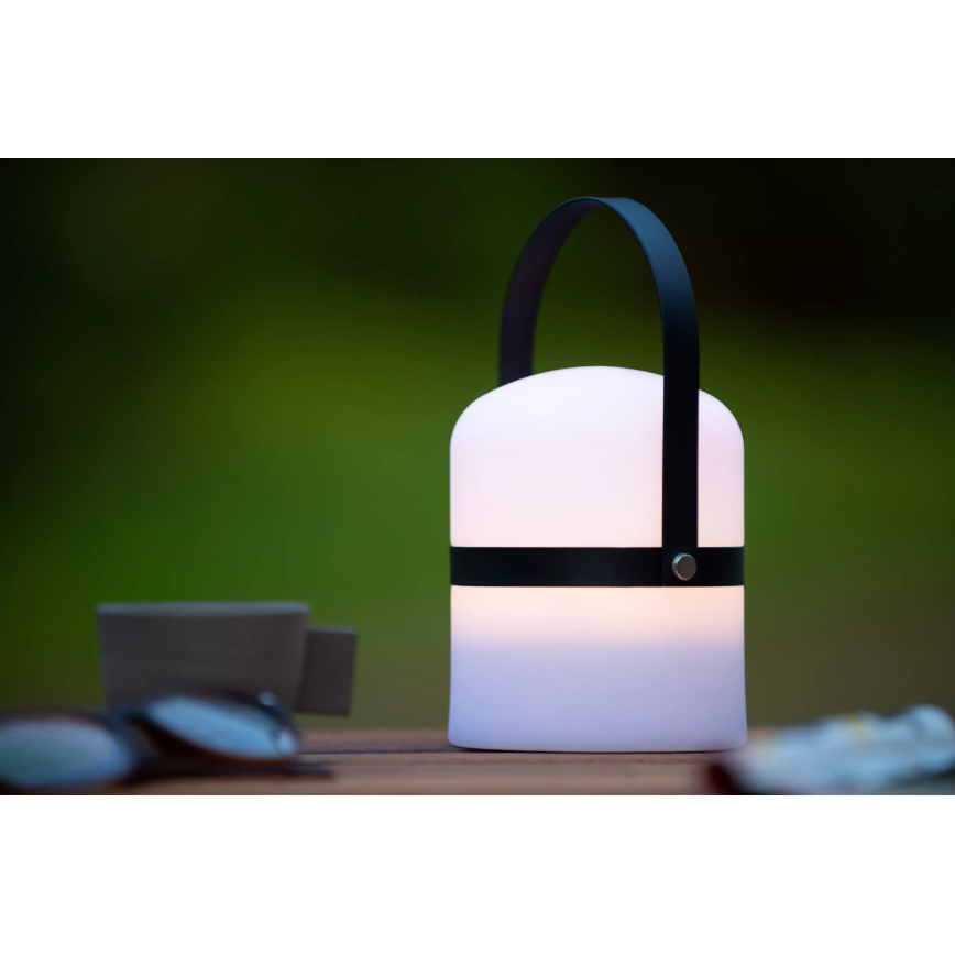 Lucide 06802/01/30 - LED Vonkajšia stmievateľná lampa LITTLE JOE LED/0,3W/3,7V USB IP44 680 mAh čierna