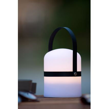 Lucide 06802/01/30 - LED Vonkajšia stmievateľná lampa LITTLE JOE LED/0,3W/3,7V USB IP44 680 mAh čierna