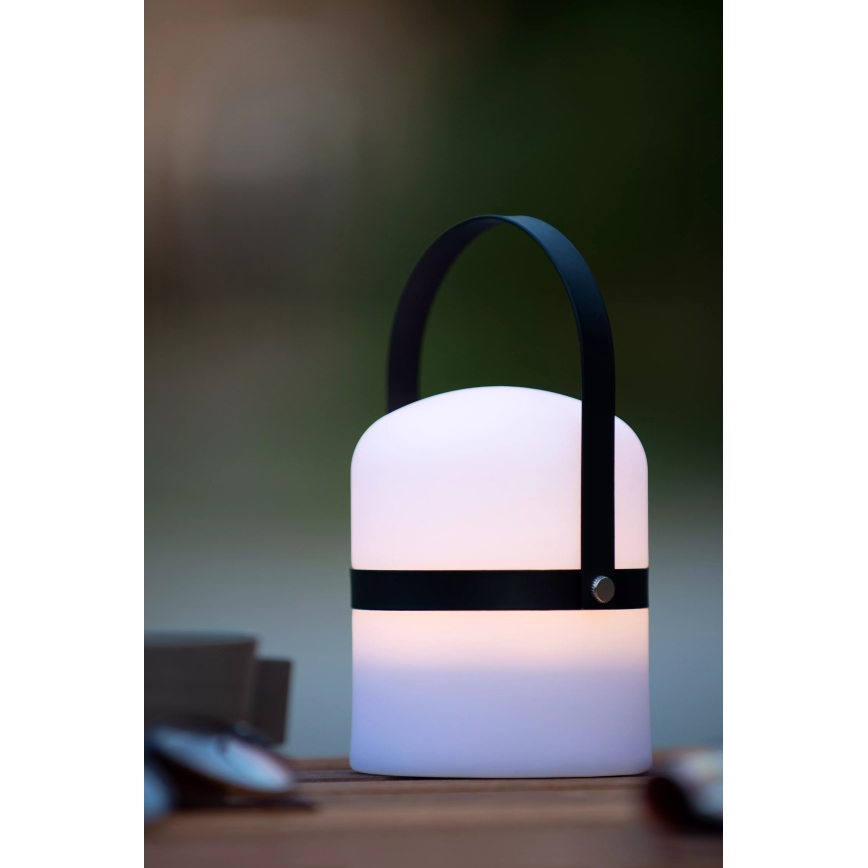 Lucide 06802/01/30 - LED Vonkajšia stmievateľná lampa LITTLE JOE LED/0,3W/3,7V USB IP44 680 mAh čierna