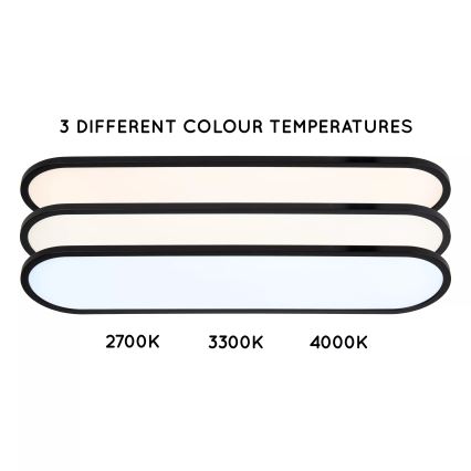 Lucide 07121/36/30 - LED stmievateľné stropné svietidlo ELLY LED/36W/230V 2700/3300/4000K 20x80 cm