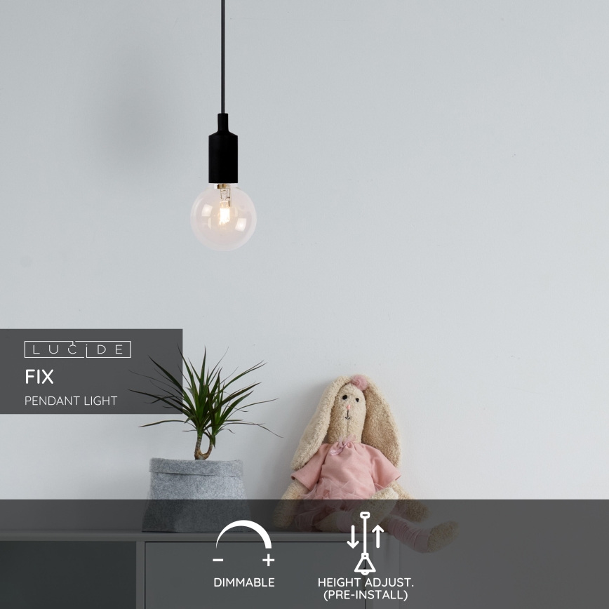 Lucide 08408/01/30 - Napájací kábel FIX 1xE27/60W/230V