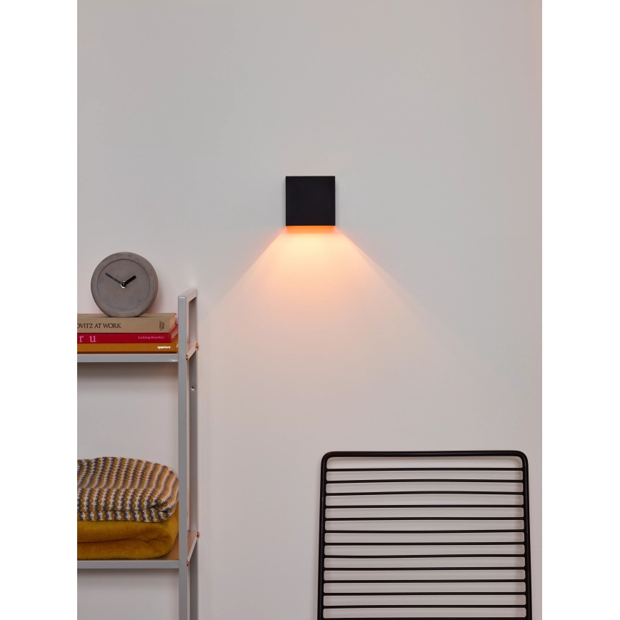 Lucide 09217/04/30 - LED Stmievateľné nástenné svietidlo XIO 1xG9/4W/230V čierne
